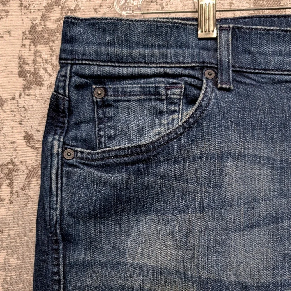 7 For All Mankind A Pkt Bootcut Jeans Mens 40x34 Blue Medium Wash ATA530802